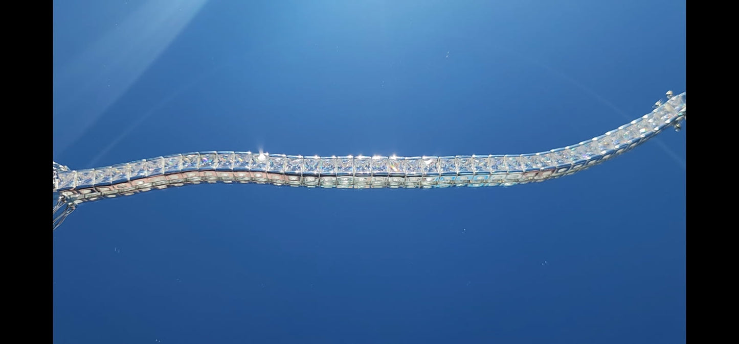 Faux Diamond Tennis Bracelet