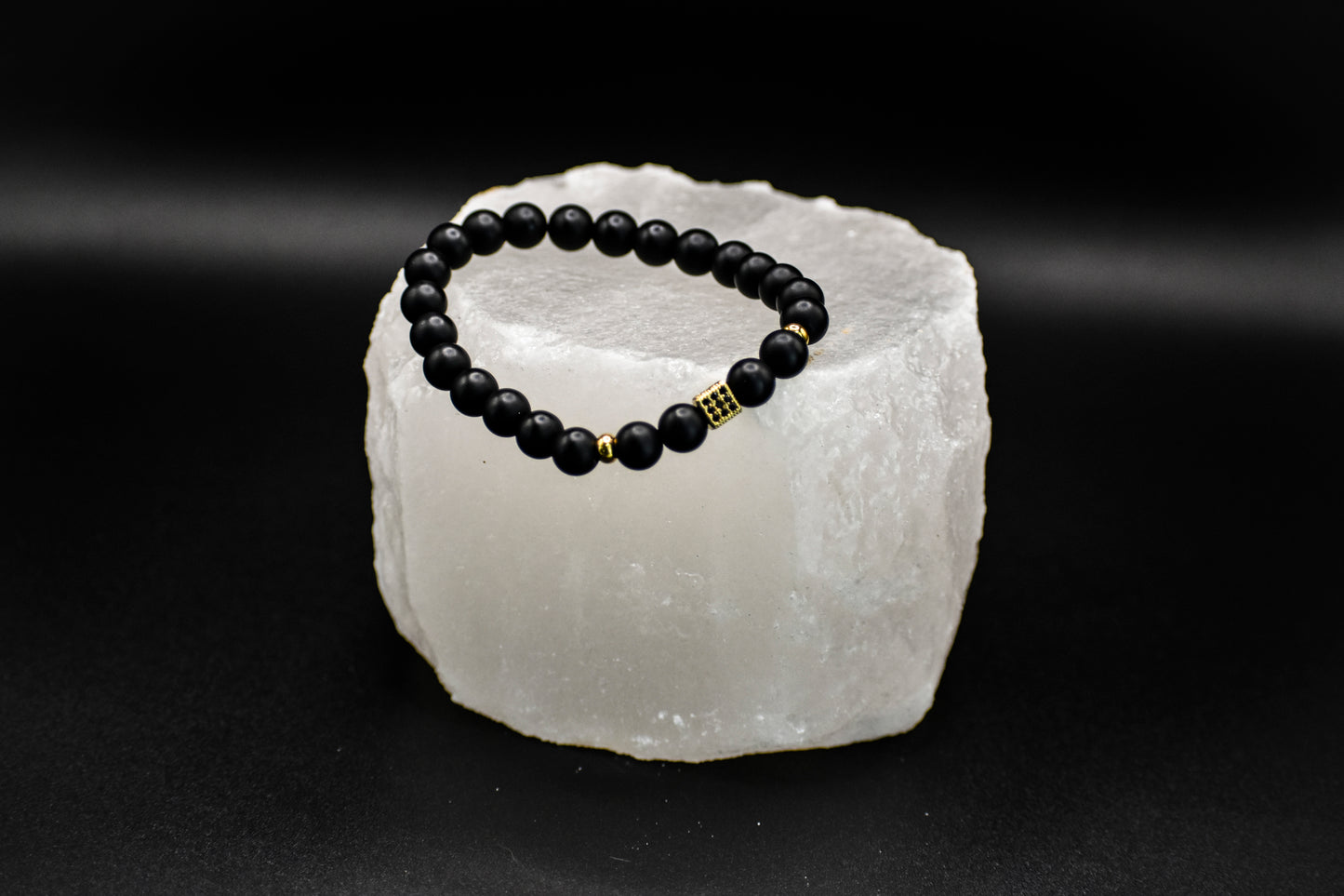 Black onyx healing bracelet | Meirasol Crystals