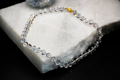 Swarovski Clear Bicone Choker Necklace