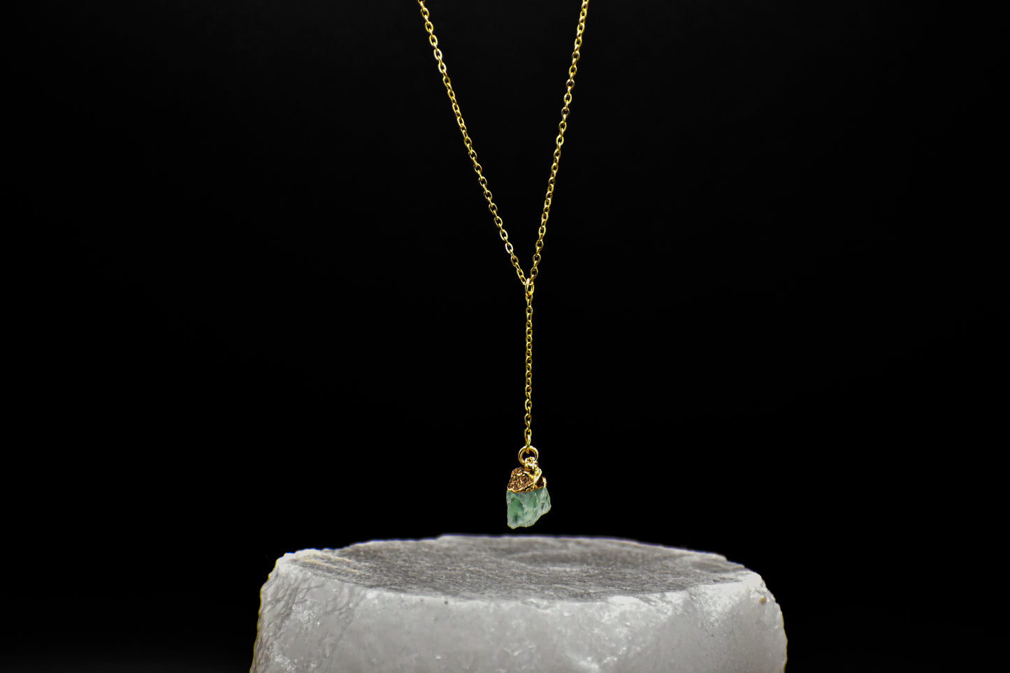 Dainty Raw Gemstone Necklace