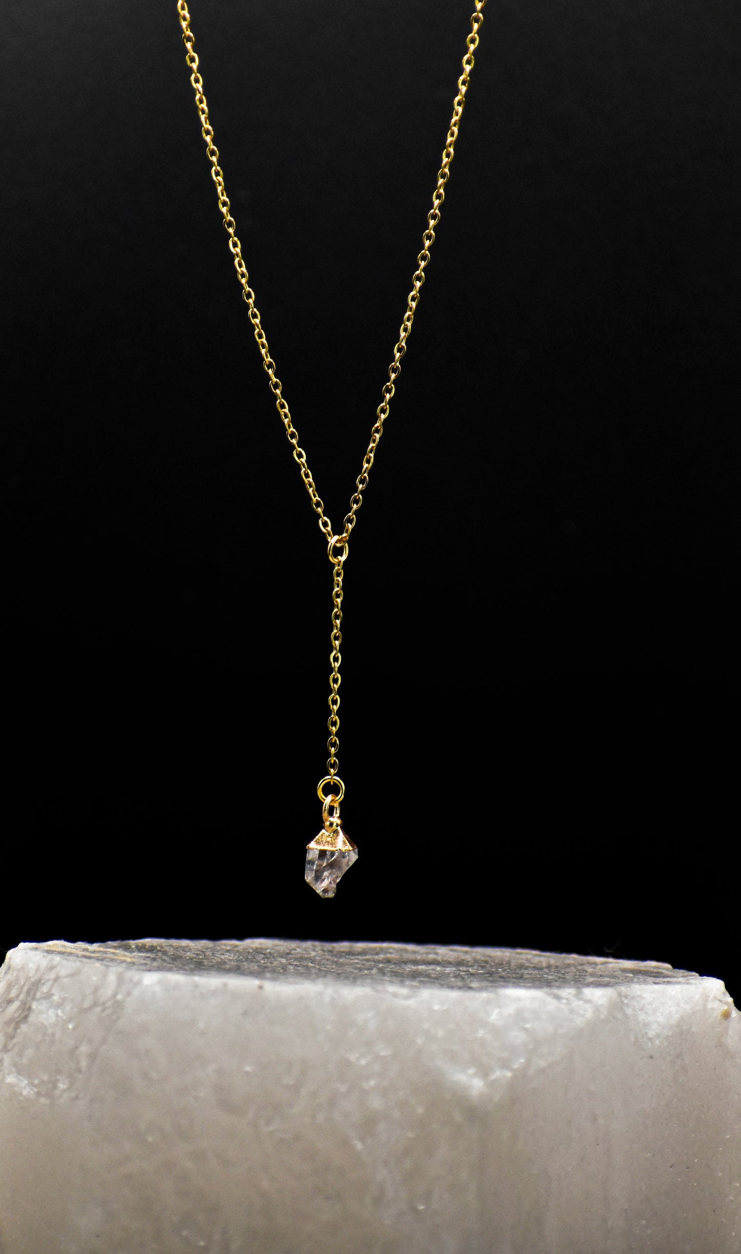 Dainty Raw Gemstone Necklace