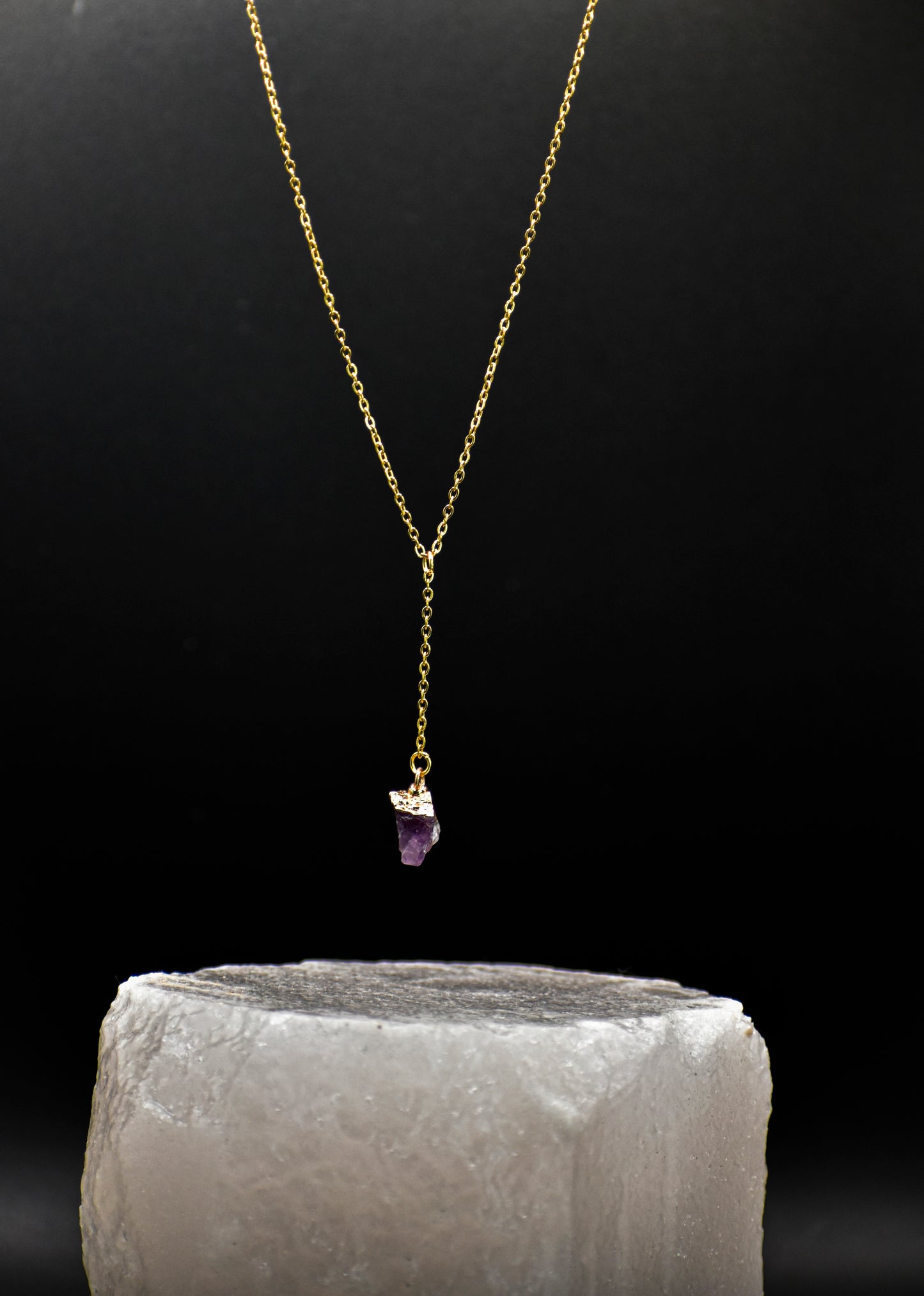 Dainty Raw Gemstone Necklace