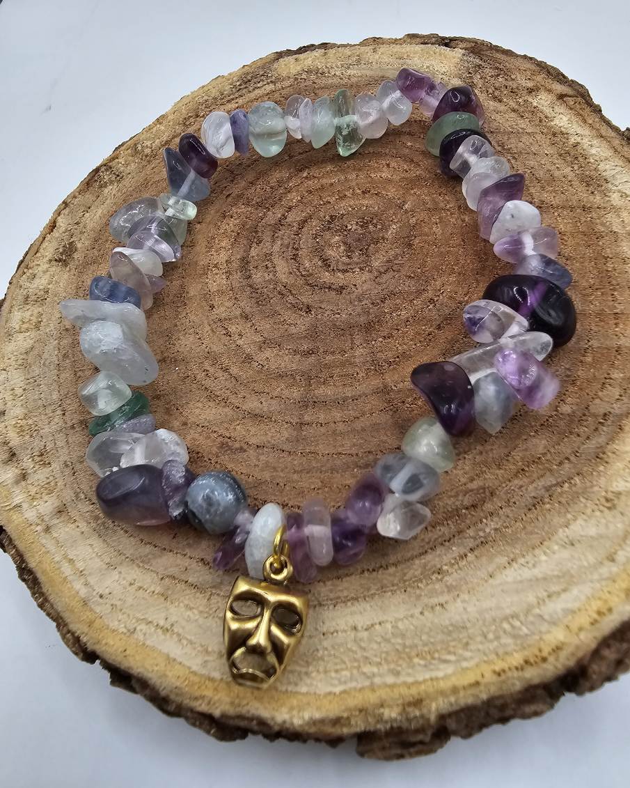 Raw Fluorite New Orleans Bracelet