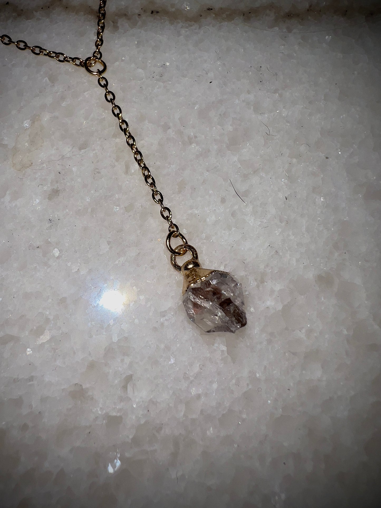 Dainty Raw Gemstone Necklace