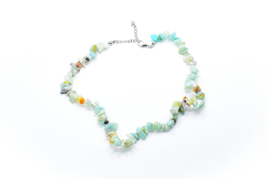 Raw Amazonite necklace