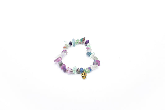 Raw Fluorite Healing Bracelet