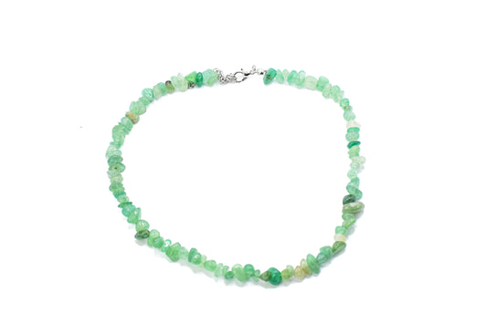 Raw Green Aventurine necklace