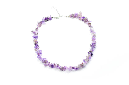 Raw Amethyst Necklace